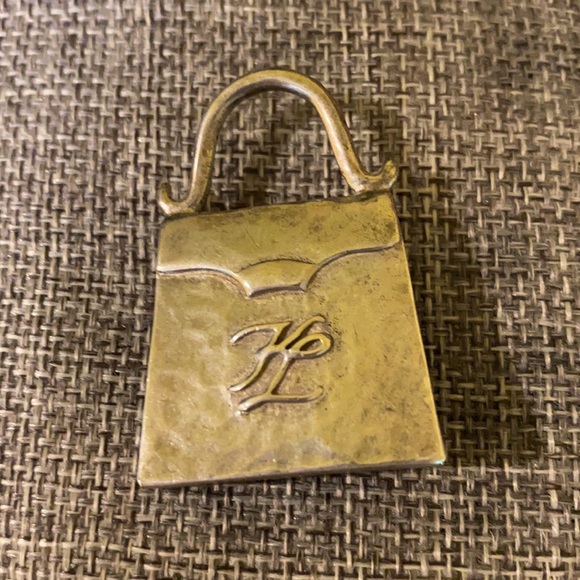 Extremely RARE Karl Lagerfeld purse brooch